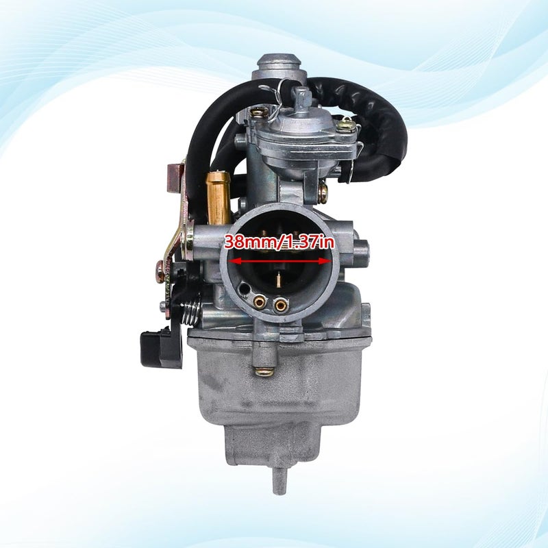 JDLLONG Carburetor for Honda TRX 250 Recon 250 TRX250TE TRX250TM 1997-2001 2002-2007 With Fuel Tank Petcock Valve & Air Filter - Image 3